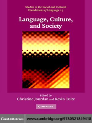 cover image of Language, Culture, and Society